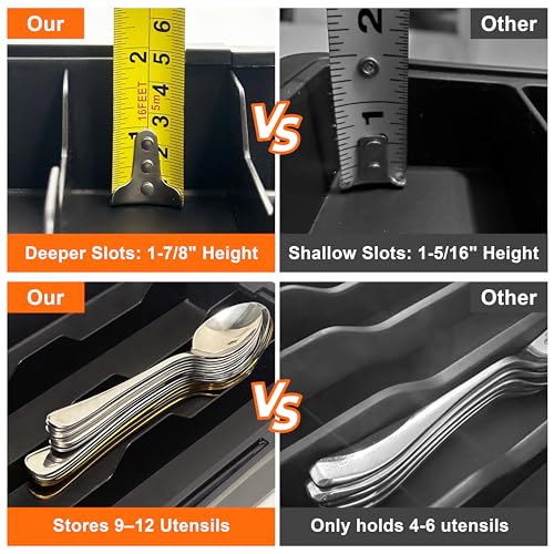 Silverware Organizer for Kitchen Drawer