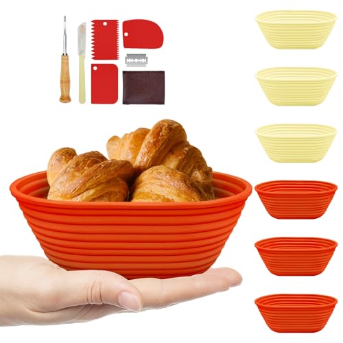 6PC Silicone Banneton
