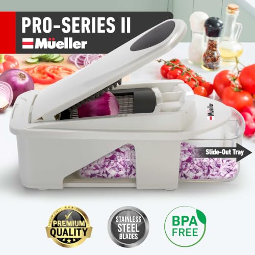 Pro Series 12 Blade Vegetable Chopper (12 Blade - Old Model / White/grey)