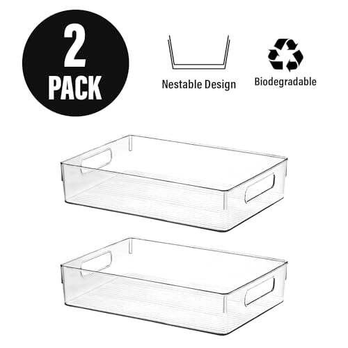 Clear Plastic Storage Bins