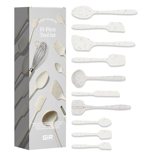 10 Piece Silicone Ultimate Kitchen Utensils Set (Sprinkles / 10 - Piece Set)