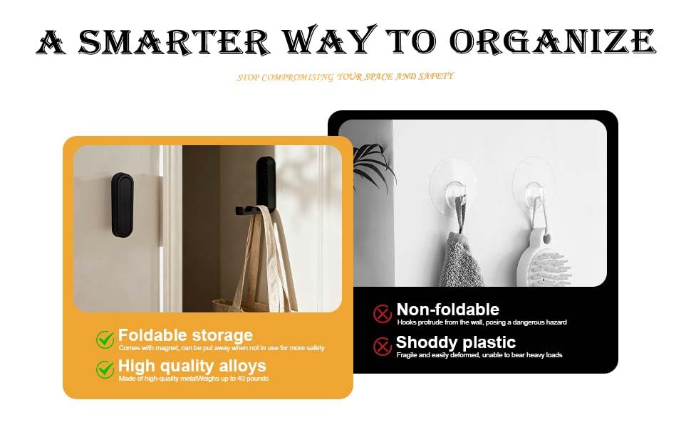Folding Wall Hooks