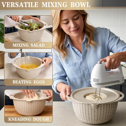 4 1 Colander with Bowl Set FT01