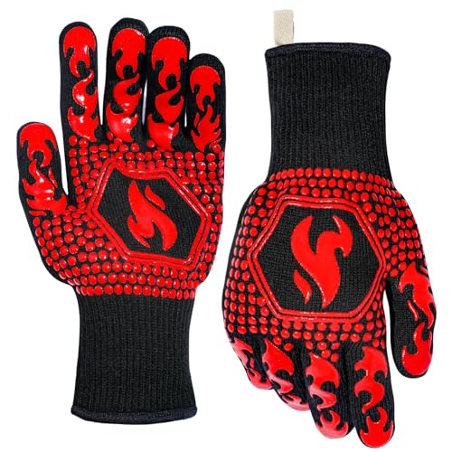 BBQ Gloves Oven Gloves 1472℉ Extreme Heat Resistant