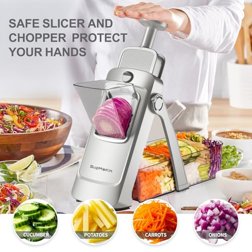 Safe Mandoline Slicer (S4 Gray)