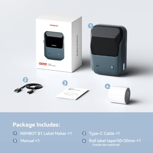 B Series Label Maker with Tapes