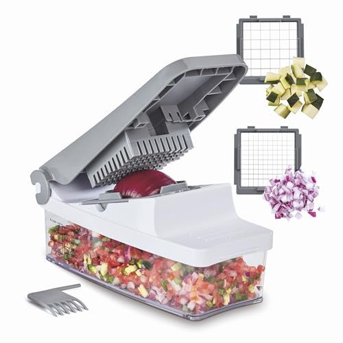PrepExpress™ Vegetable & Fruit Box Chopper (White / 4-Cup)