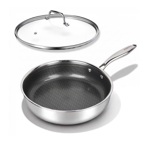 10 Inch Hybrid Non Stick Frying Pan with Lid (10 inch with Lid)