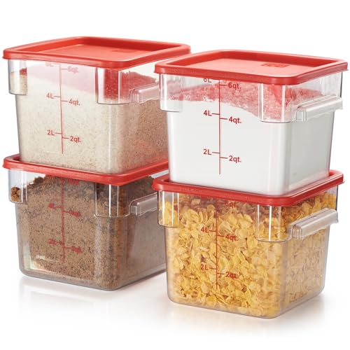 4 Pack Food Storage Container with Lid