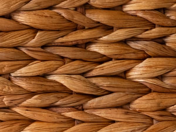 Wicker Basket with Built