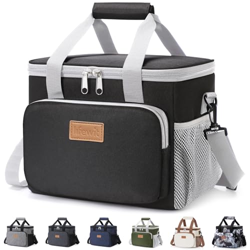 Large Lunch Bag Insulated Lunch Box Soft Cooler Cooling Tote for Adult Men Women