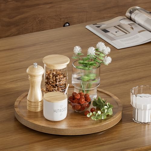 Acacia Wood Lazy Susan Organizer