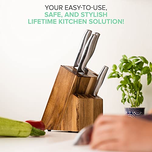 Wood Kitchen Knife Block