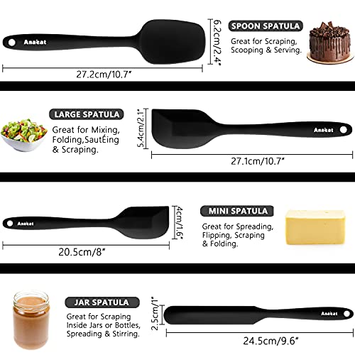 Non Stick Silicone Spatula Set