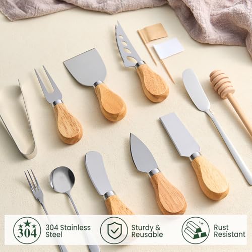 Charcuterie Board Accessories Stainless Steel Cheese Butter Spreader Knives Set