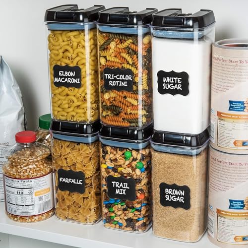 6 PCs 1.2 Liter Airtight Food Storage Containers ‎with Lids