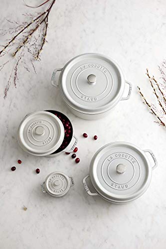 Cast Iron 5.5 (5.5-qt Round / White Truffle)