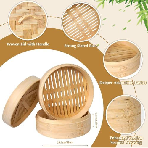 Bamboo Steamer 2 Tier 10