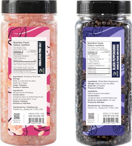 Salt + Peppercorns