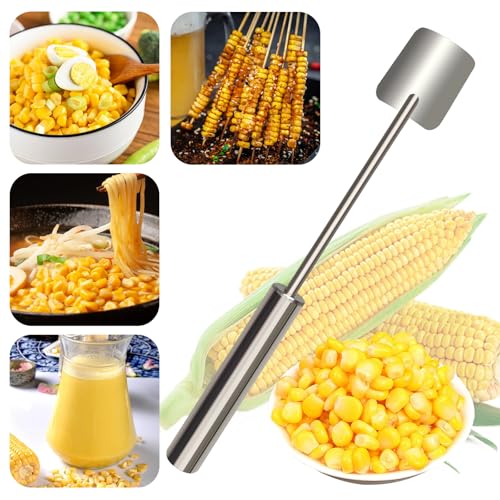Corn Cob Peeler Peeler Easy Clean Corn Cob Stainless Steel Splitter Tool Suitable for Home Kitchen
