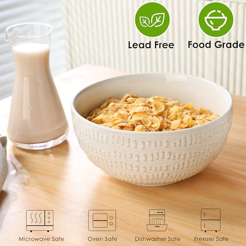 Large Cereal Bowls Set of 4