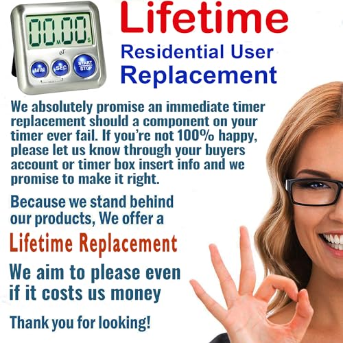 Digital Kitchen Timer Stainless Steel