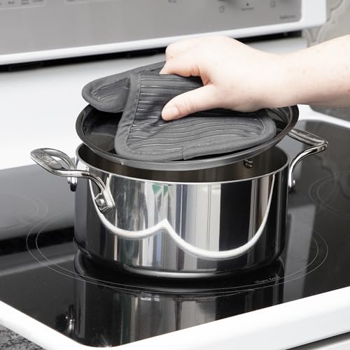 Premium Pot Holder & Hot Pad (Pewter / 4 Pack)
