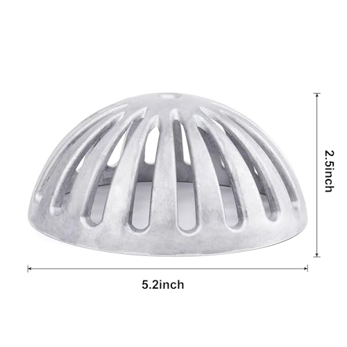 Heavy Duty Aluminum Dome Sink Drain Strainer Floor Cover for Restaurant