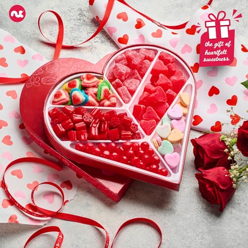 Mixed Nuts Heart Shaped Gift Basket