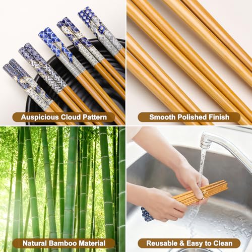 Classic Japanese Style Reusable Chopsticks Gift Sets