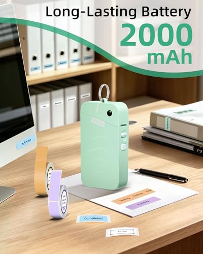 Label Maker Portable Bluetooth Label Maker Machine with Tape