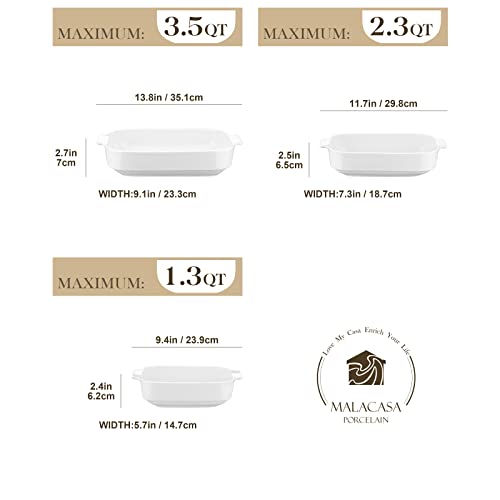 Baking Dishes Set for Oven
