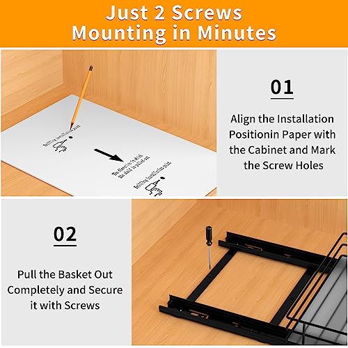 Pull Out Spice Rack Organizer for Cabinet