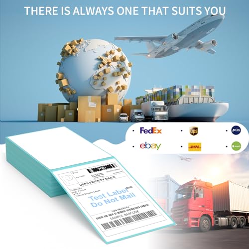 Fanfold 4 x 6 Direct Thermal Labels White Perforated Shipping Labels