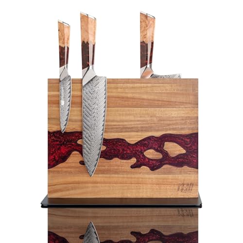 Wood Magnetic Knife Block