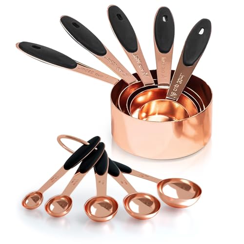 Measuring Cups and Spoons Set 304 Stainless Steel 10