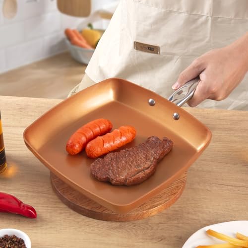Non Stick Copper Square Frying Pan