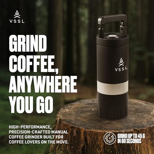 Java G45 Premium Manual Coffee Grinder (Black / 45 Gram Standard)