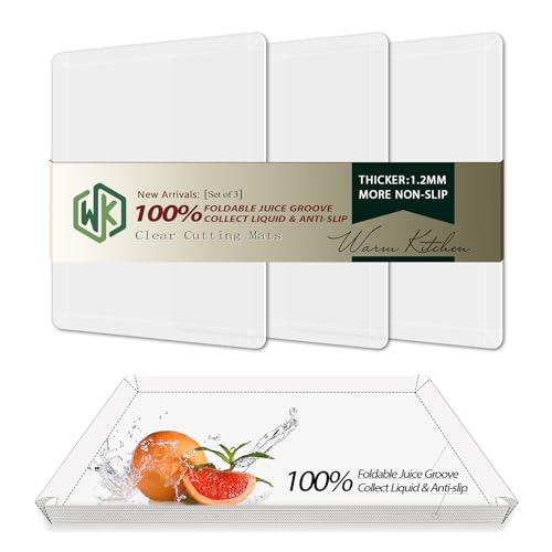 Flexible Plastic Cutting Boards Mats for Kitchen