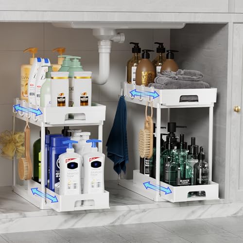 2 Pack Under Sink Organizers and Storage