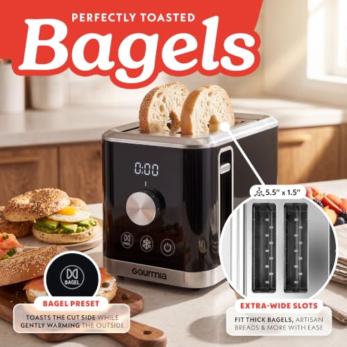 Toaster with Digital Countdown Display