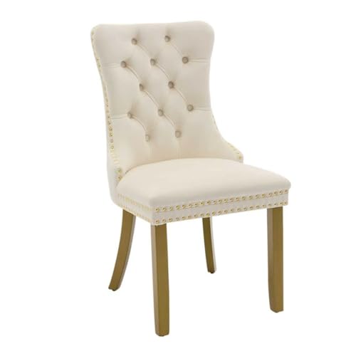 Velvet Upholstered Dining Chairs Set