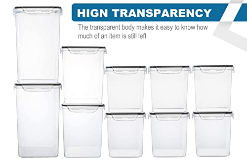 Large Tall Airtight Food Storage Containers
