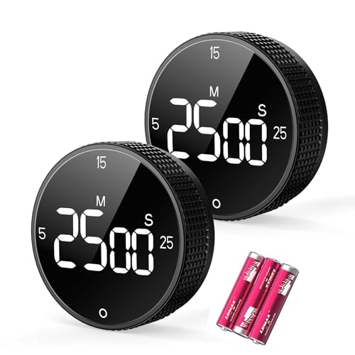 Digital Kitchen Timer (Glossy Black)
