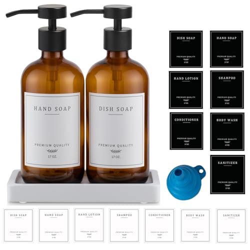 soap Dispenser Set Glass fz