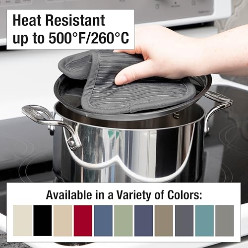 Premium Pot Holder & Heating Pad (Pewter / 2 Pack)
