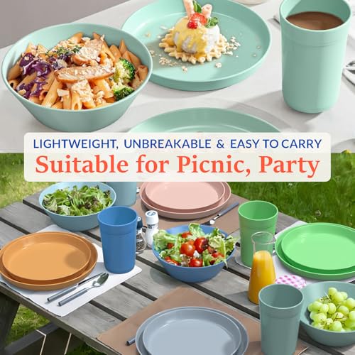 Unbreakable Large Cereal Bowls Set of 6