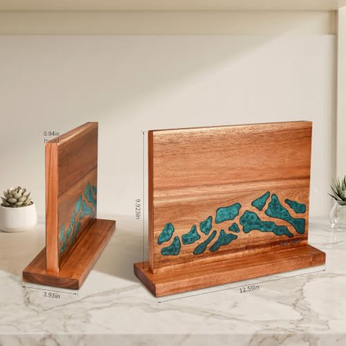 Magnetic Knife Block (Brown+Green)