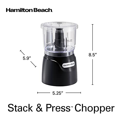 3 Cup Electric Vegetable Chopper & Mini Food Processor (3-Cup)