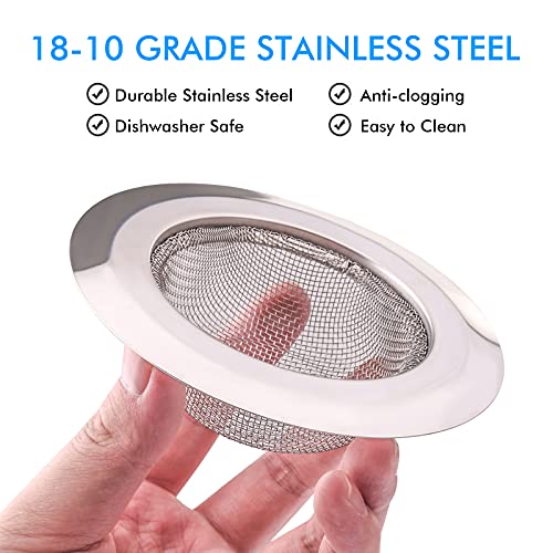 2 Pcs Kitchen Sink Strainer